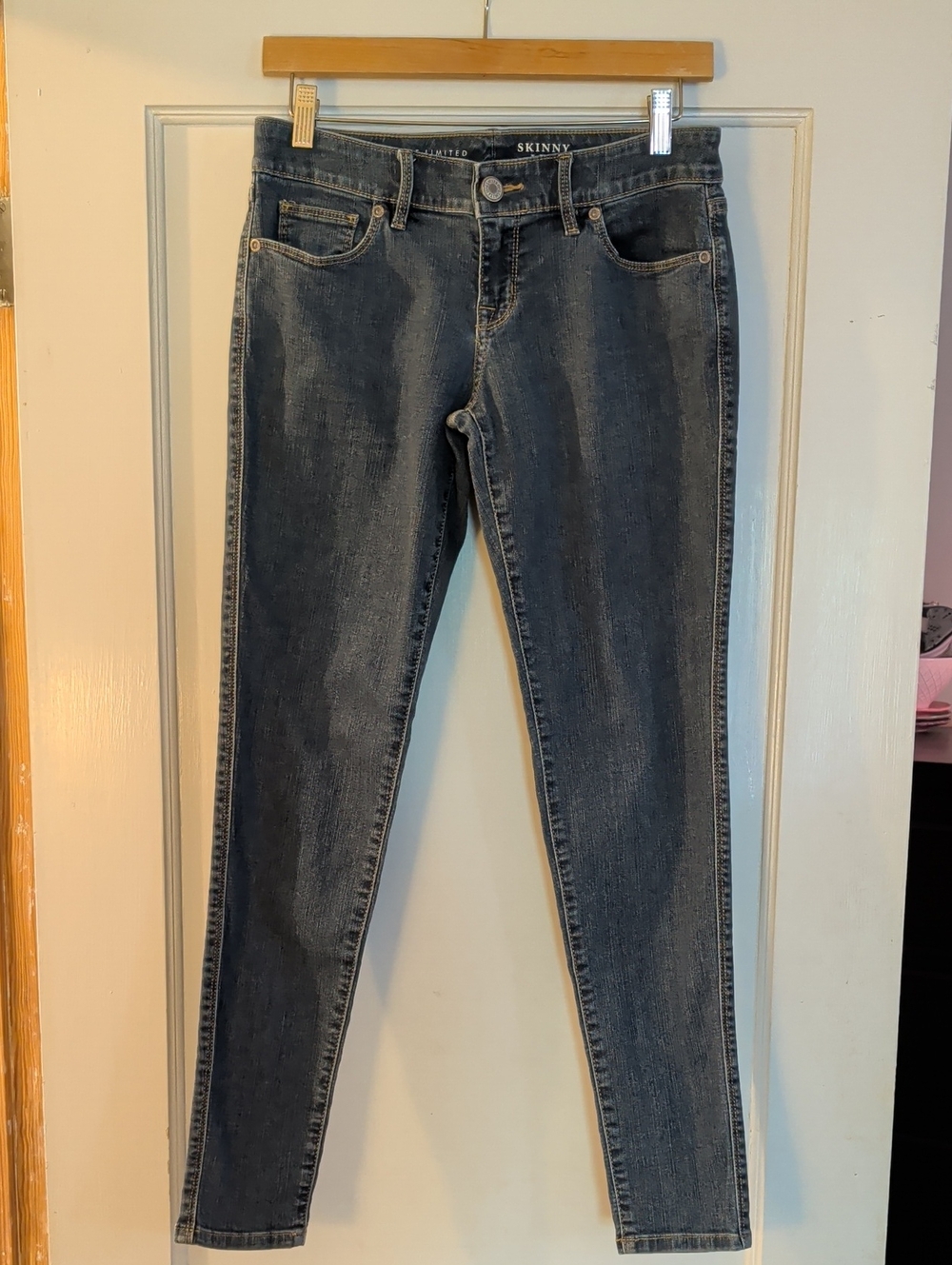 The Limited Indigo Skinny Leg Jeans, Sz 4R